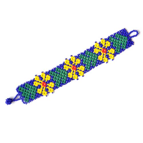 Artesania huichol - Pulsera de chaquira