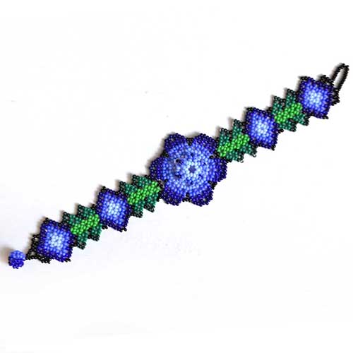 Artesania huichol - Pulsera de chaquira